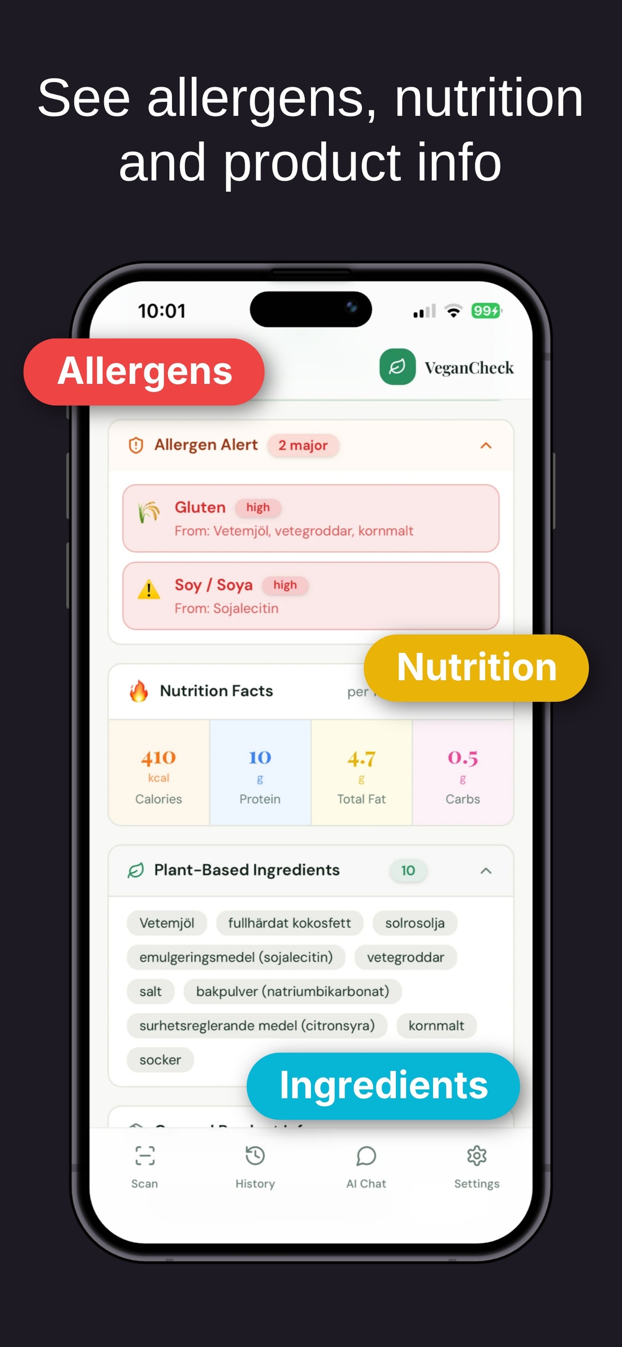 VeganCheck screenshot 3
